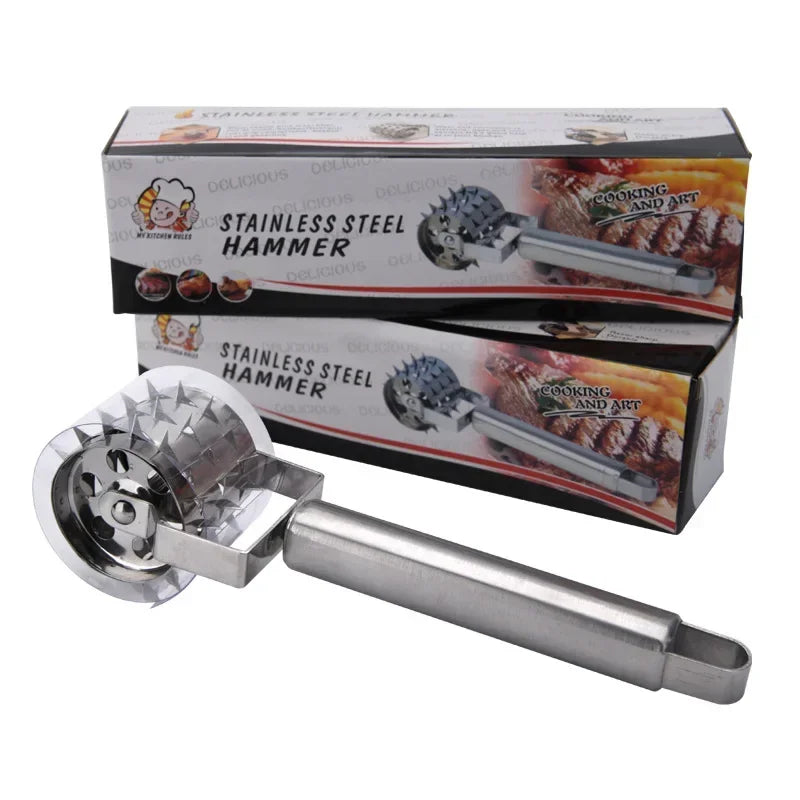 Premium Meat Hammer with Stainless Steel Head