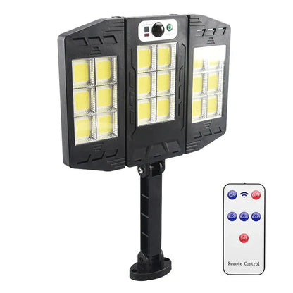 Bright Solar Powered Outdoor Wall Light with Motion Sensor