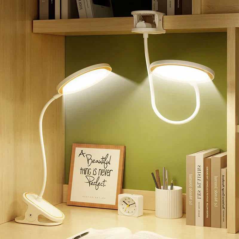 Bright LED Desk Lamp with Battery and Warm Glow