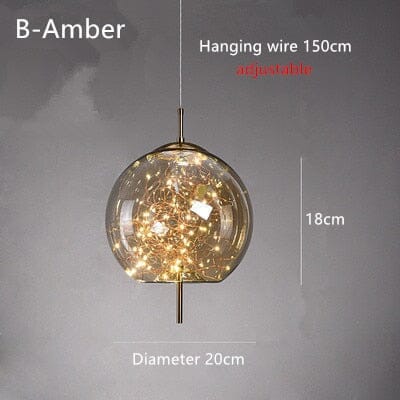 Unique European Style Glass Pendant Lighting