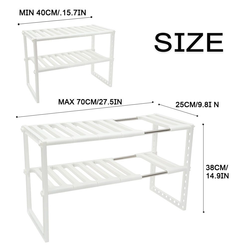 Compact Under Sink Organizer Shelf