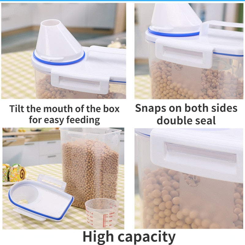 Convenient Pet Food Storage Measuring Cup