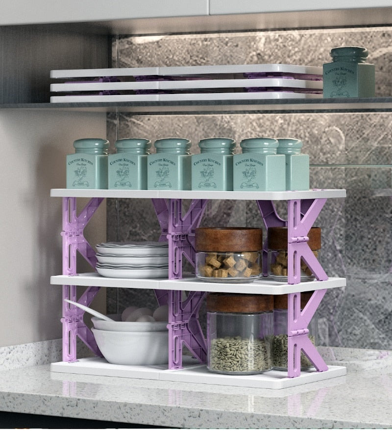 Compact Collapsible Shoe Organiser Rack