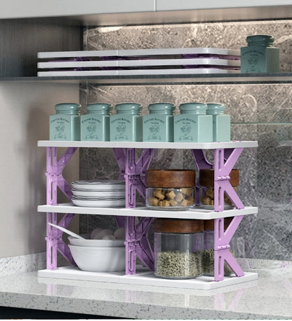 Compact Collapsible Shoe Organiser Rack