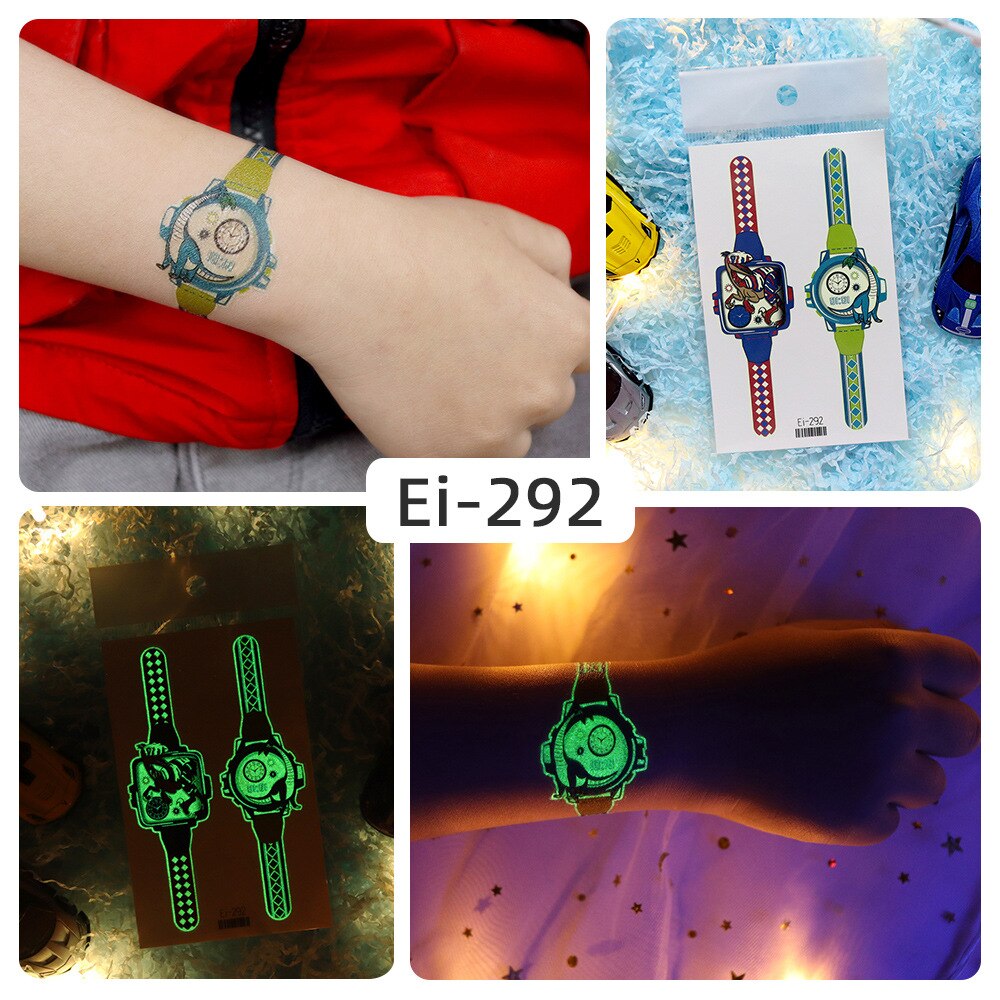 Shiny Style Watch Temporary Tattoo