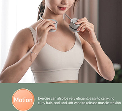 Compact Rechargeable Neck Cooling Fan