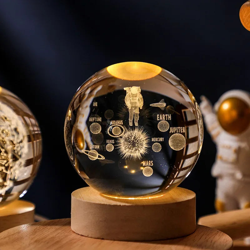 Shining Crystal Orb Decoration