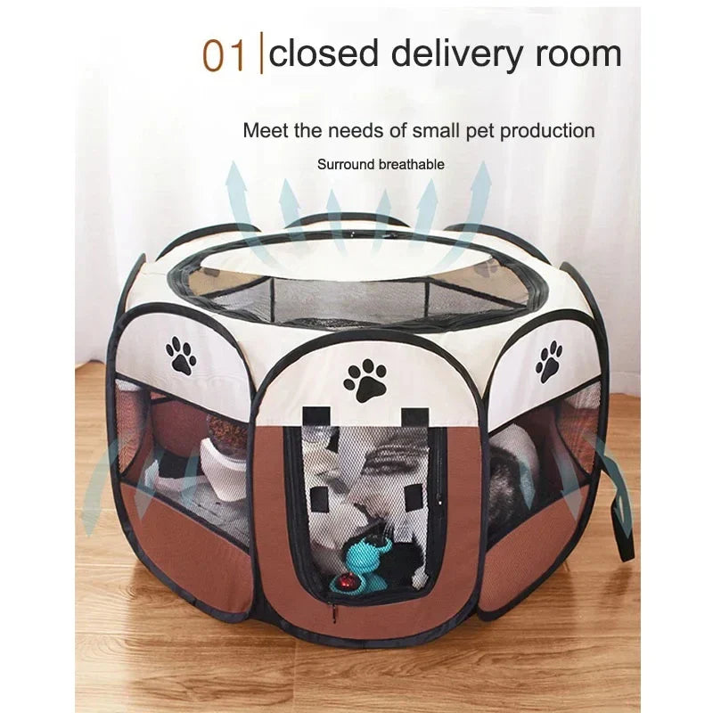 Portable Pet Play Tent for Cats and Small Dogs