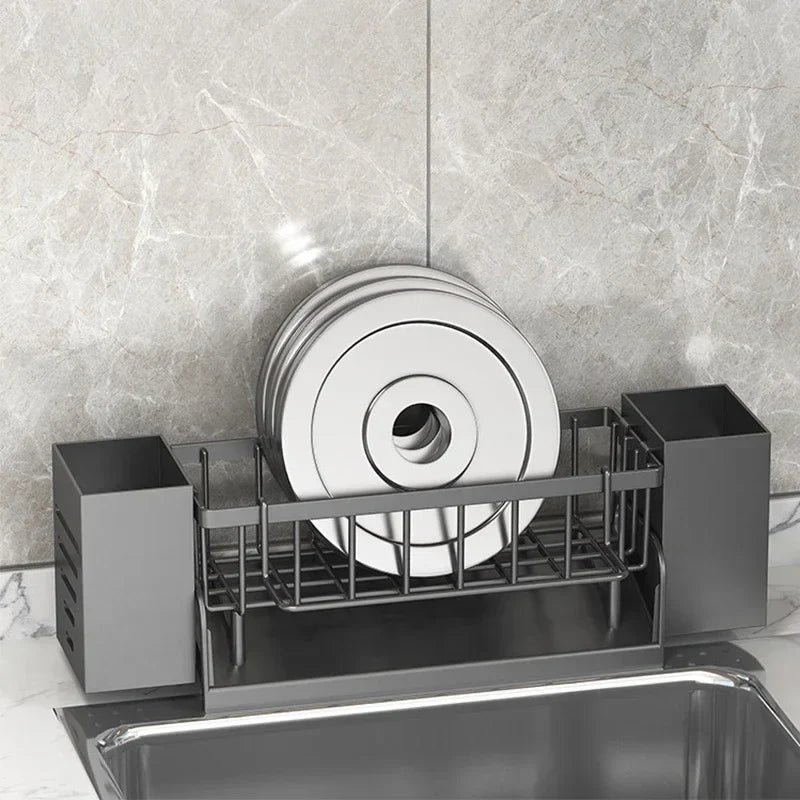 Compact Bathroom Sink Organizer with Soap Dish