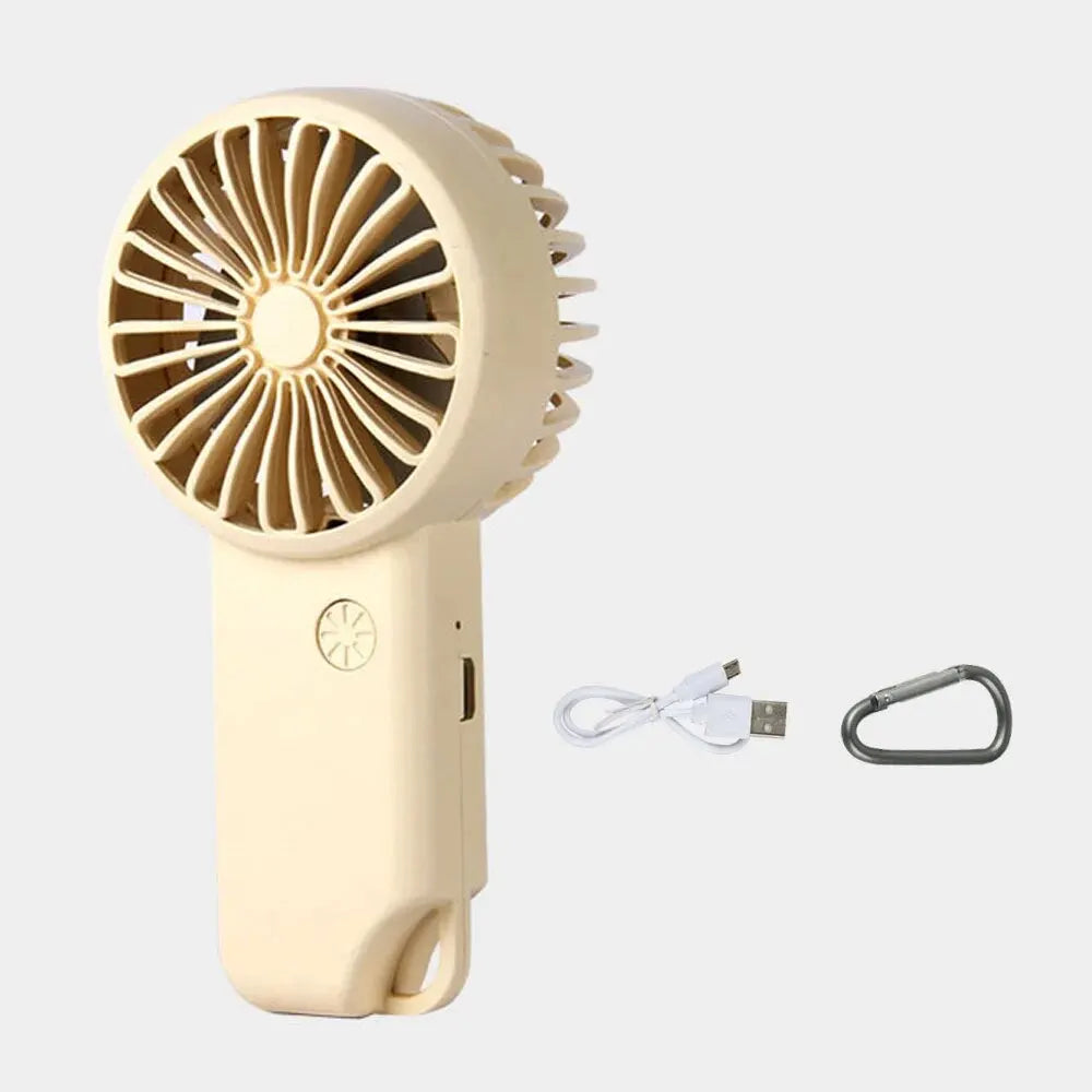 Compact Rechargeable Mini Handheld Fan - Luxicro