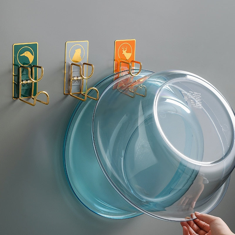 Space Saving Kitchen Wall Hook Rack