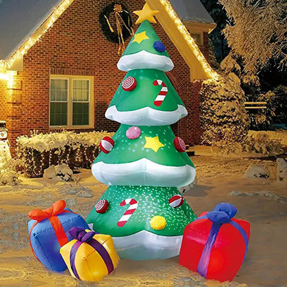 Big Outdoor Christmas Tree Light Display