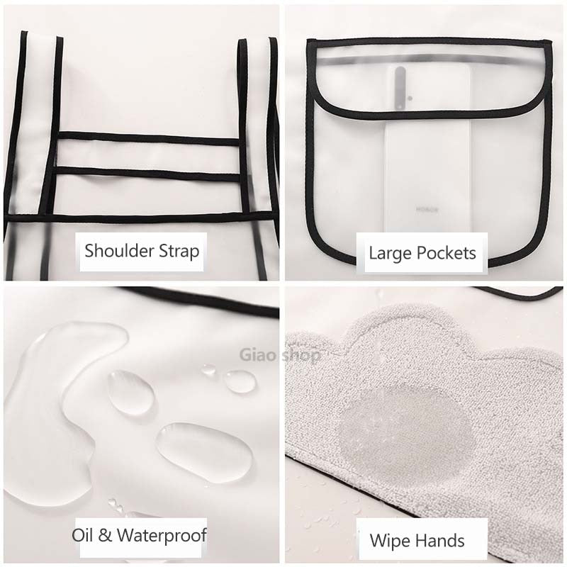 Clear Protective Cooking Apron