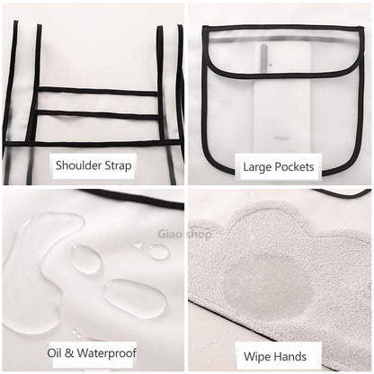Clear Protective Cooking Apron