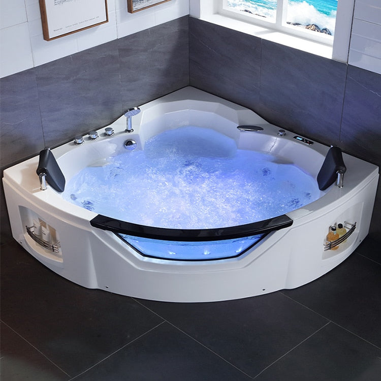 Calming Bubble Jet Whirlpool Bath Tub - Luxicro