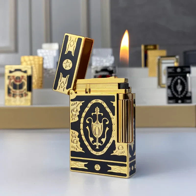 Retro Design Flame Pocket Lighter - Luxicro
