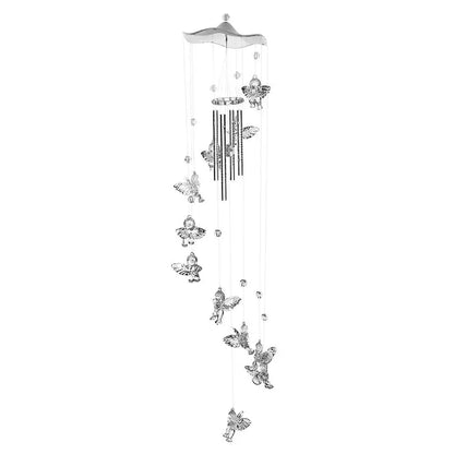 Delicate Garden Wind Chime with Bells and Butterfly