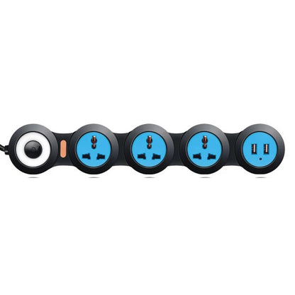 Compact Multi Plug Power Strip Extension Cord