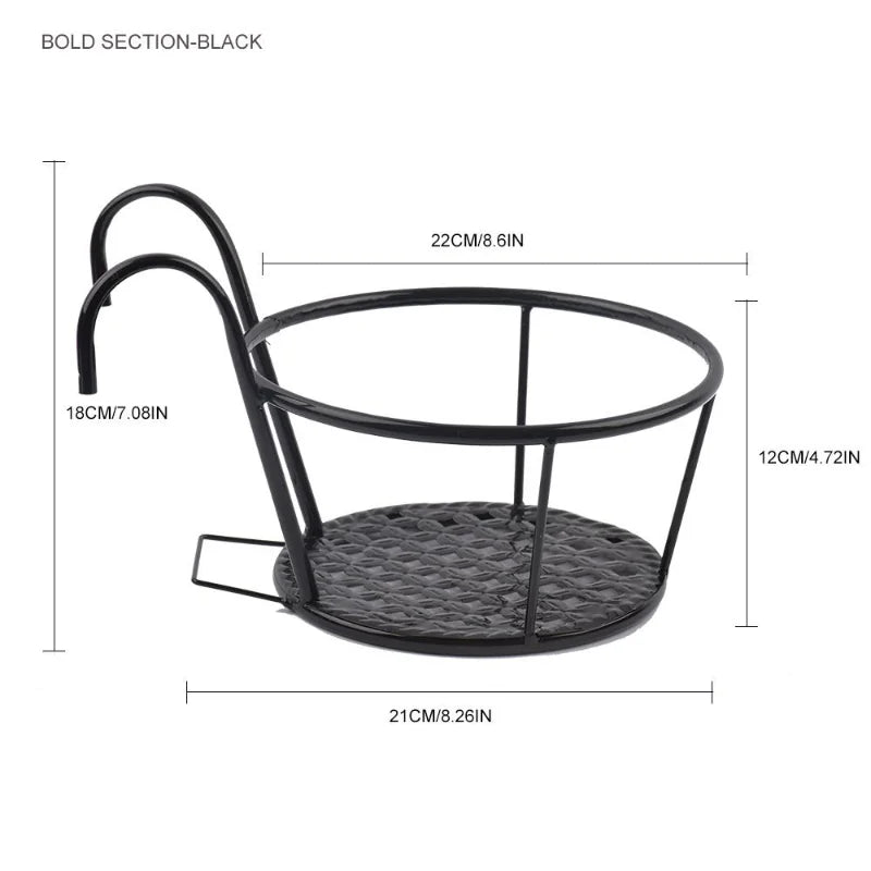 Space Saving Garden Planter Holder Rack