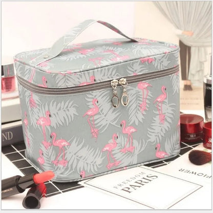 Large Floral Cosmetic Travel Case