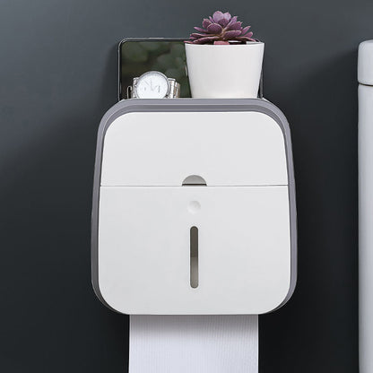 Compact Bathroom Storage Tissue Holder
