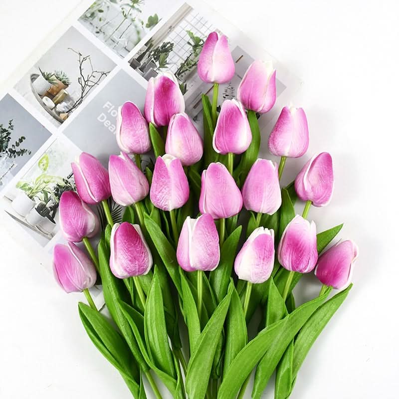 Artificial Realistic Tulip Flower Display