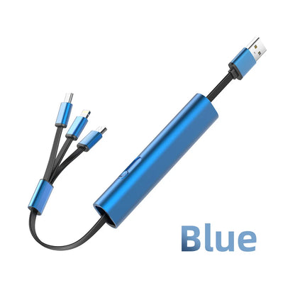 Durable 3in1 Metal Fast USB Charging Cord - Luxicro