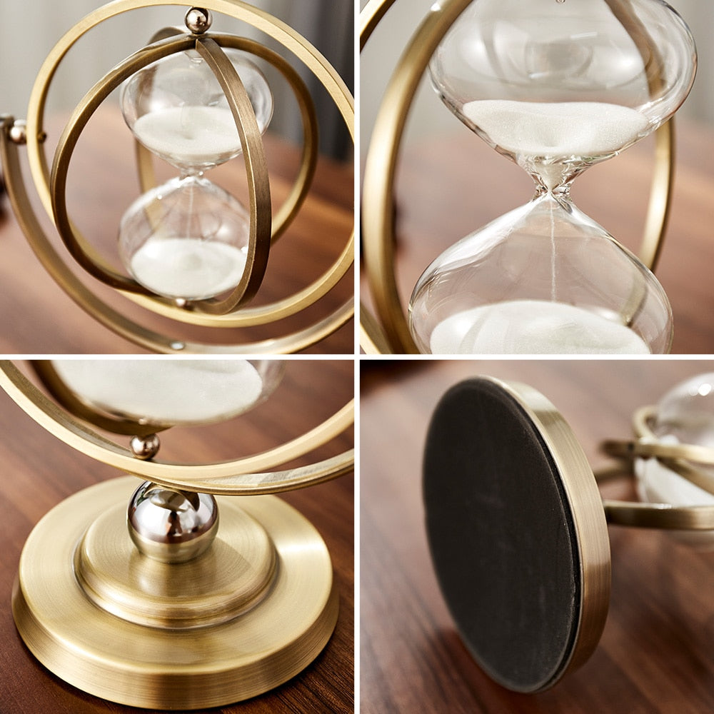 Classic Glass Office Timer Ornament