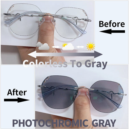 Slim Lightweight Metal Frame Glasses