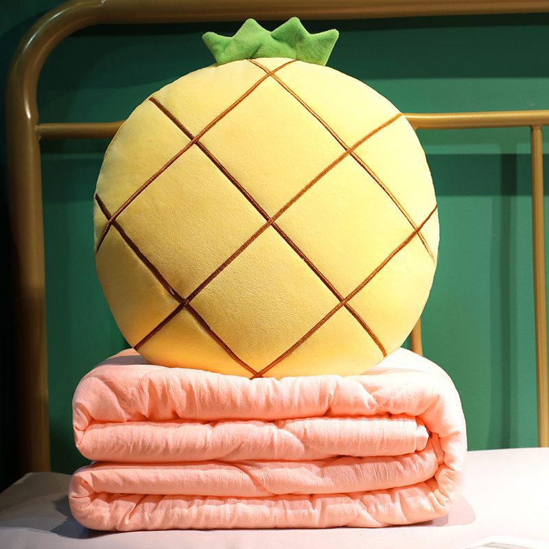 Soft Fleece Travel Folding Blanket Pillow