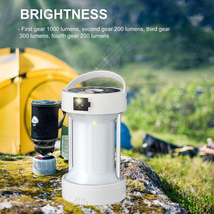Compact Solar Powered Outdoor Camping Lantern
