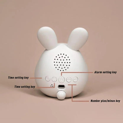 Fun Children's Rabbit Night Light Alarm Clock