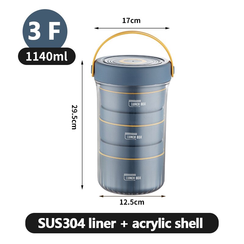 Leakproof Airtight Plastic Food Storage Container Box - Luxicro