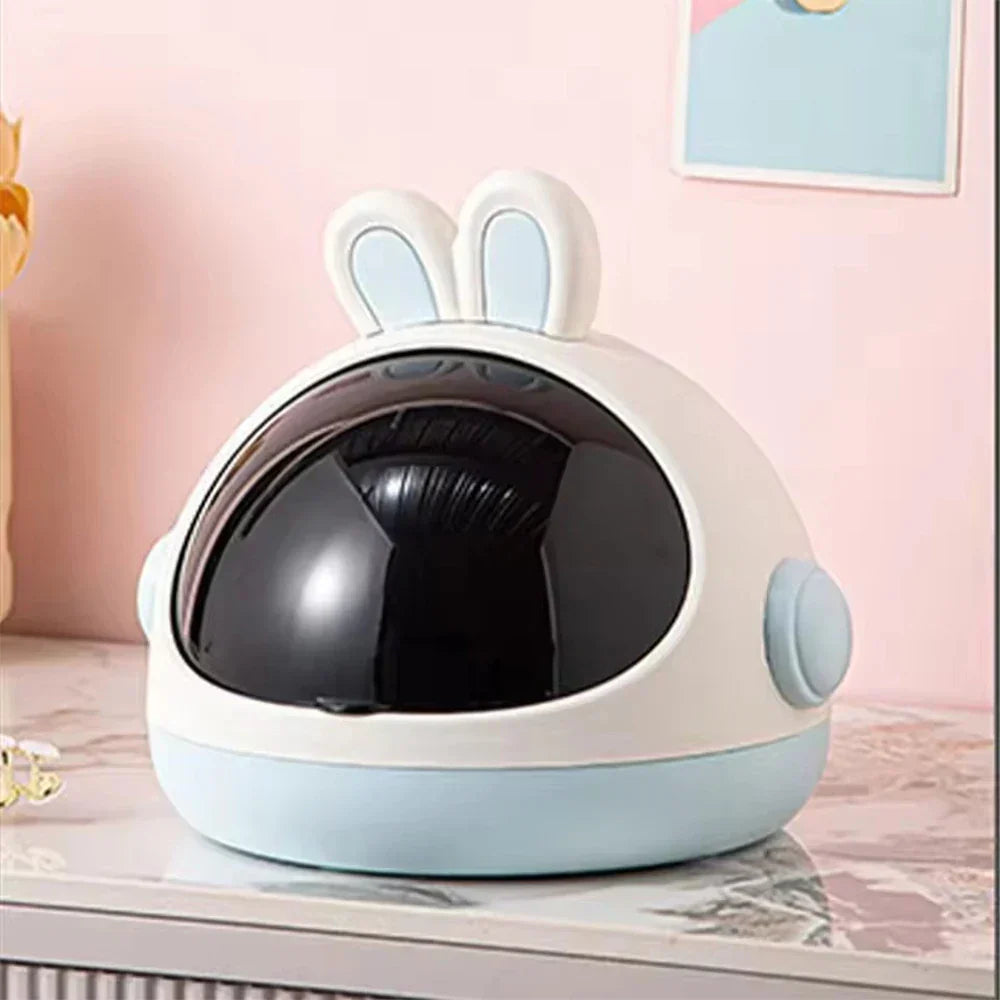 Cute Small Bunny Office Waste Basket
