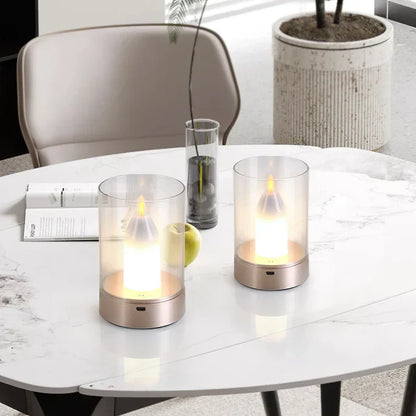 Automatic Sensor Flicker LED Candle Light Lamp