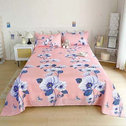 Comfortable Floral Pattern Bed Sheet Set