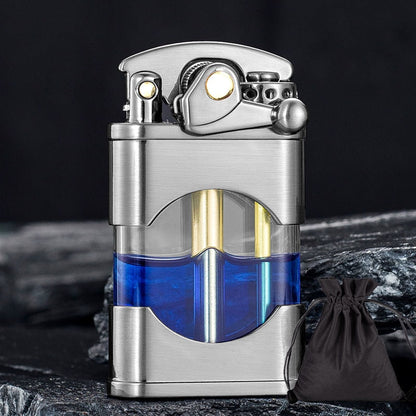 Slim Classic Silver Pocket Lighter