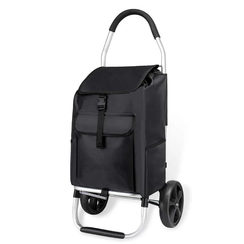 Portable Lightweight Folding Grocery Cart - Luxicro