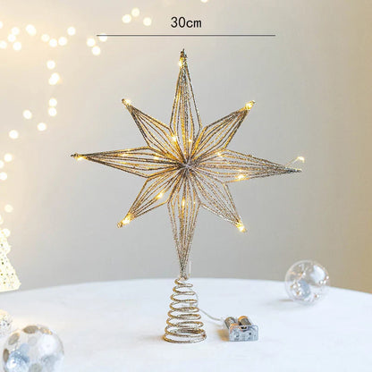 Sparkling Star Tree Topper Decoration
