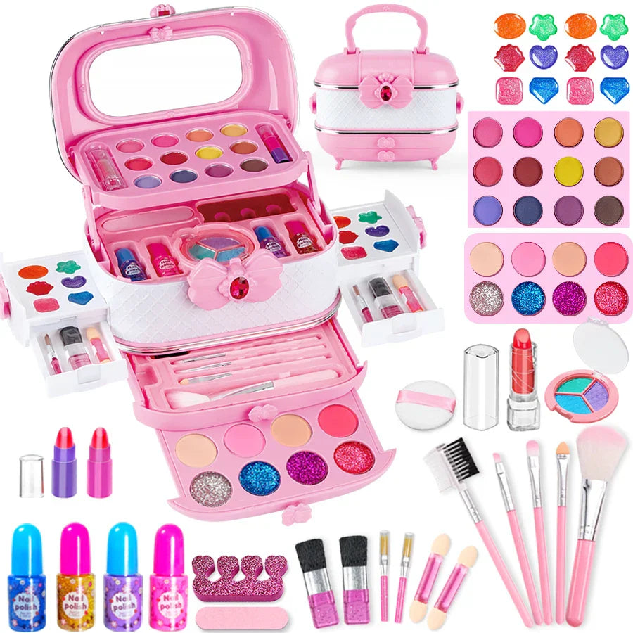 Fun Kids Play Makeup Set Non Toxic Washable Gift - Luxicro