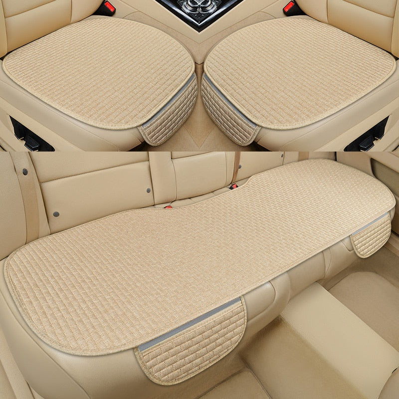 Durable Auto Seat Protector Mat with Grip Back