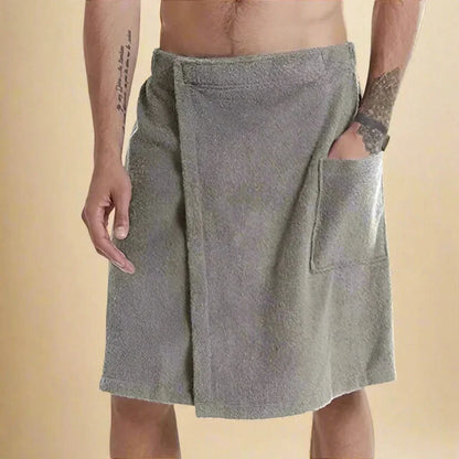 Plush Spa Robe with Pockets for Beach & Gym - Luxicro