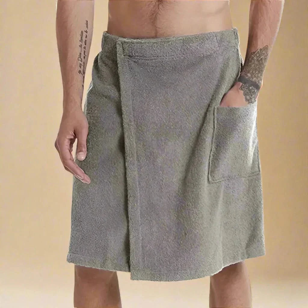Plush Spa Robe with Pockets for Beach & Gym