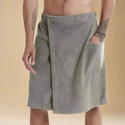 Plush Spa Robe with Pockets for Beach & Gym