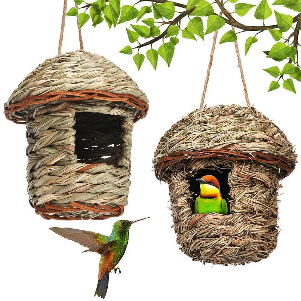 Cozy Natural Garden Bird House