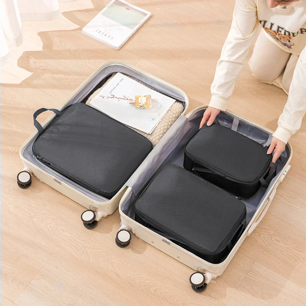 Compact Travel Bag Organizer 3pc Set Waterproof