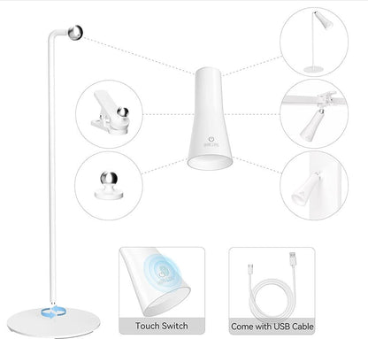 Bright Adjustable Rechargeable Office Lamp