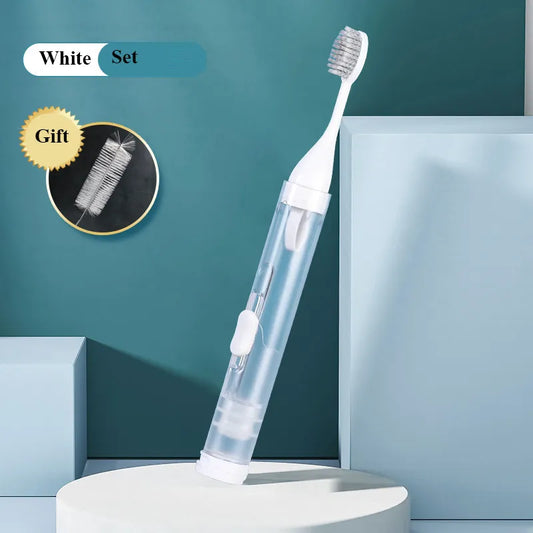 Compact Travel Toothbrush Holder Set - Luxicro