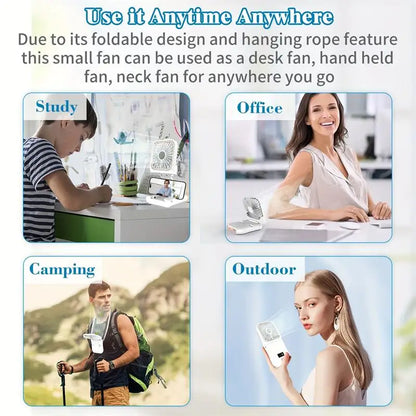 Compact USB 3-in-1 Personal Fan