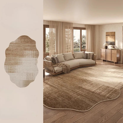 Plush Fuzzy Floor Rug Lamp for Living Room
